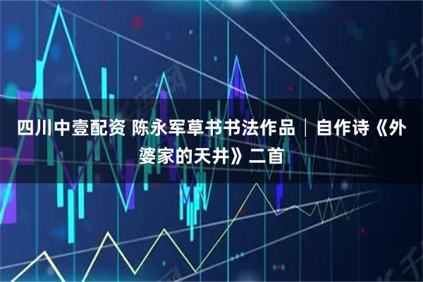 四川中壹配资 陈永军草书书法作品│自作诗《外婆家的天井》二首